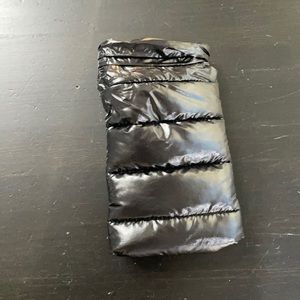 Moncler black phone case